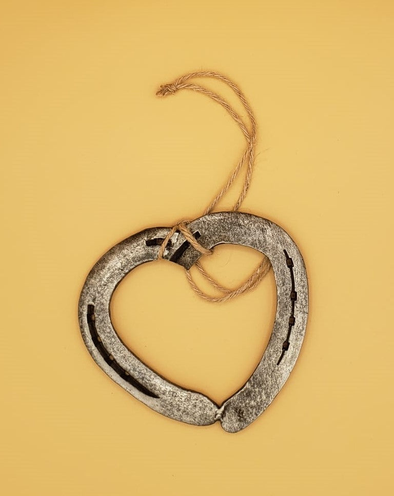 Suspension cœur couleur naturel