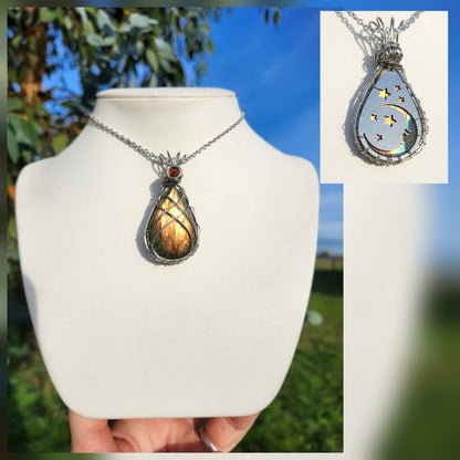 Clarté Nocturne Labradorite orange