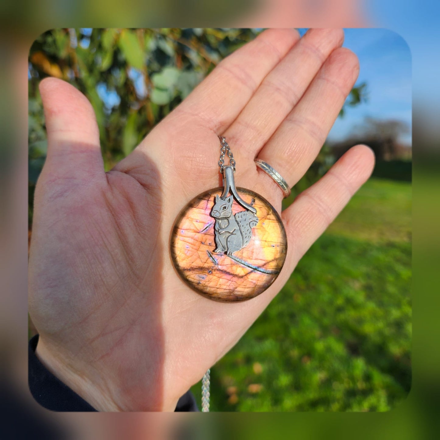 Les Gardiens de l’Hiver Ecureuil Labradorite