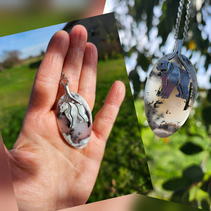 Les Gardiens de l’Hiver Ours polaire Agate Dendritique