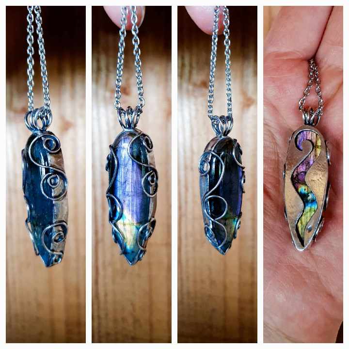 Légende Labradorite violette