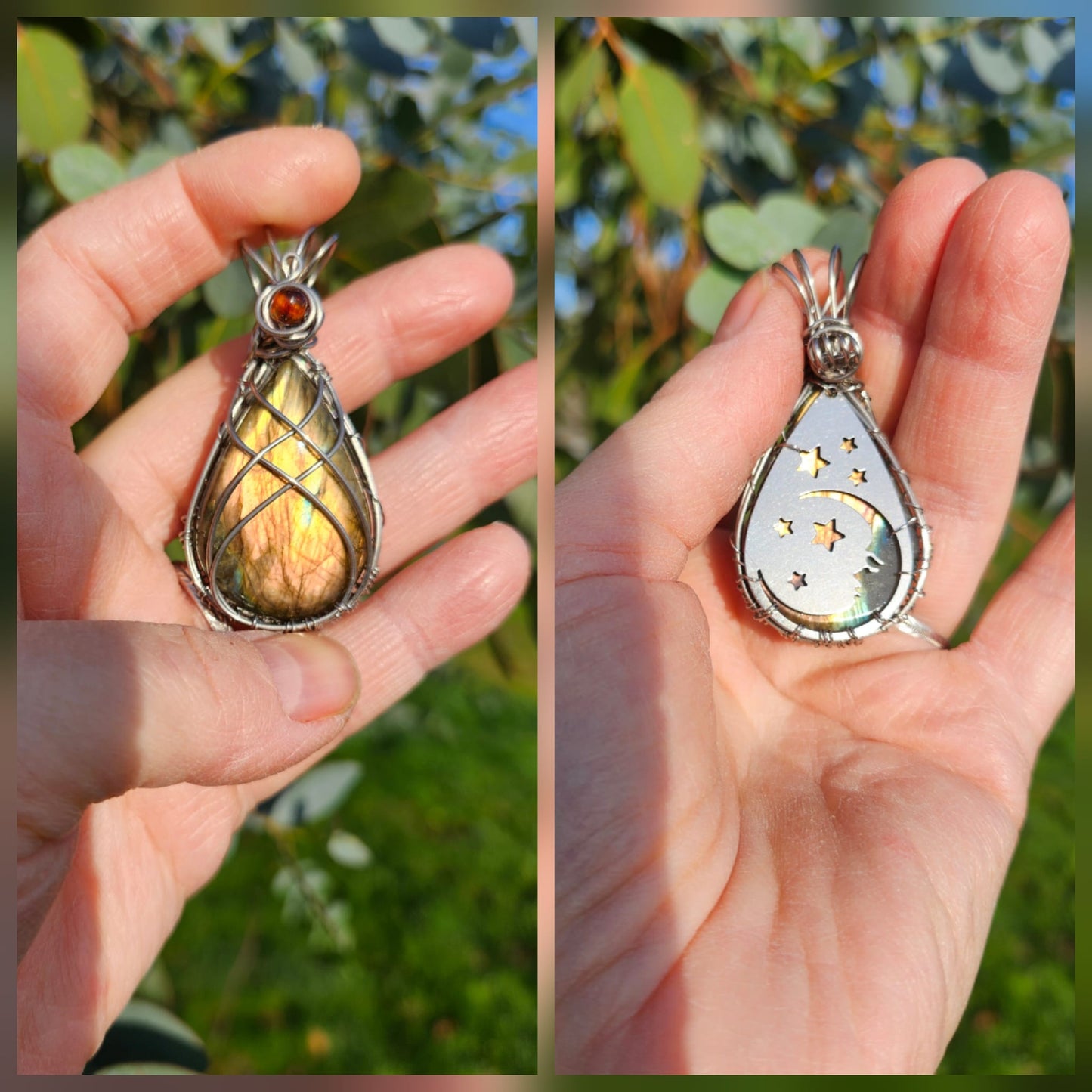 Clarté Nocturne Labradorite orange