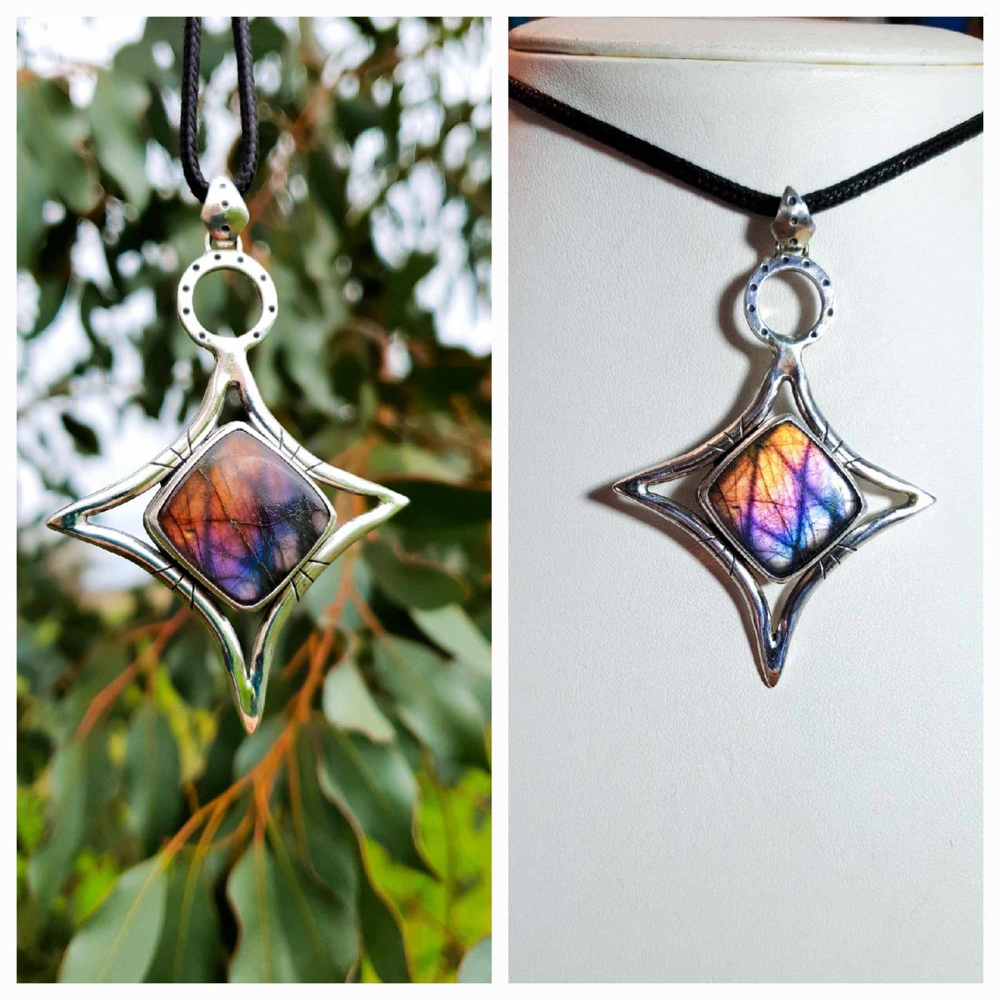 Missive Stellaire Labradorite arc-en-ciel