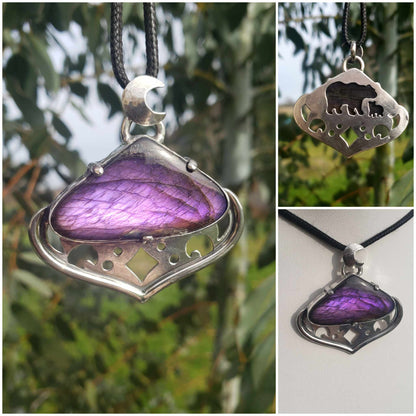 Le Charme de Nanuq labradorite violette