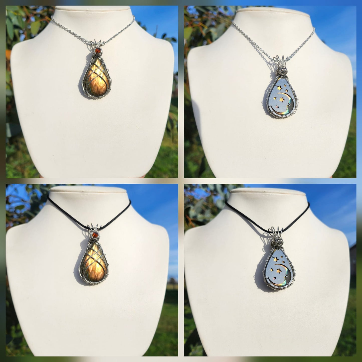 Clarté Nocturne Labradorite orange