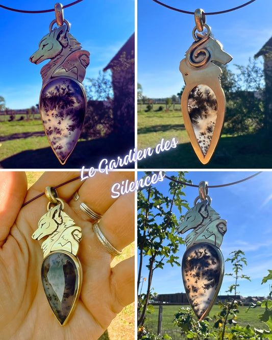 Le Gardien des Silences Agate dendritique